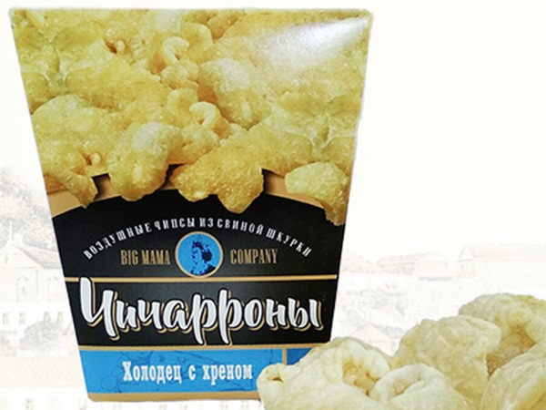 Чичарроны со вкусом холодца и хрена в Твери