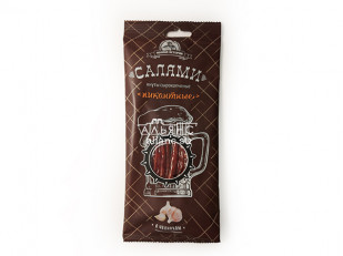 Ресторанные гренки с креветкой: Кнуты  Салями Пикантные 50 гр