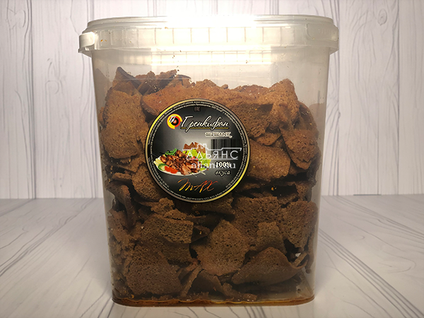 Ржаные гренки со вкусом шашлыка в Твери