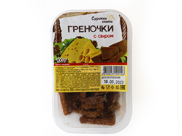 Сурские гренки со вкусом Сыра (100 гр) в Твери
