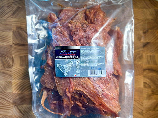 Мясо (АЛЬЯНС) вяленое курица 500гр "С халапеньо" в Твери