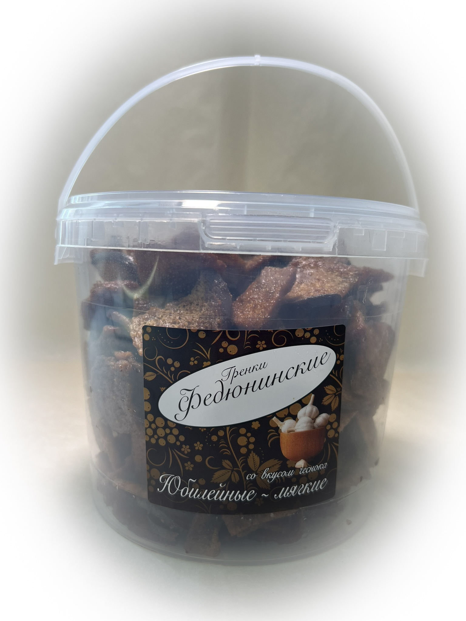 Гренки "ФЕДЮНИНСКИЕ" "Чеснок" (ведро 900 гр.) в Твери