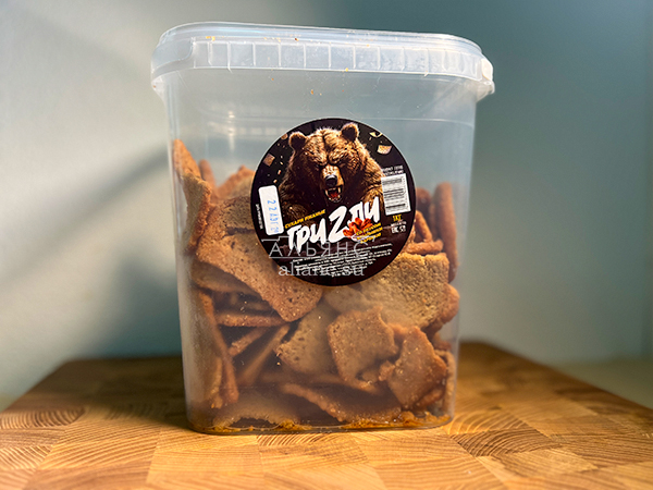 Ведро Ржаные гренки со вкусом Крылышки Барбекю (1 кг) в Твери