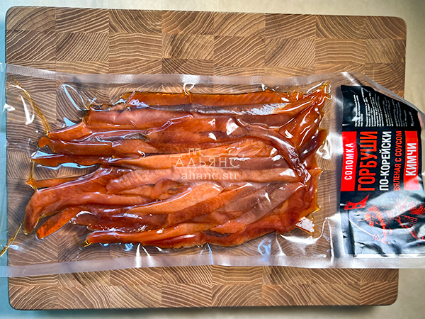 Горбуша соломка по-корейски в Твери