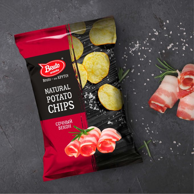 Картофель «Бруто» со вкусом бекона 70 гр. в Твери