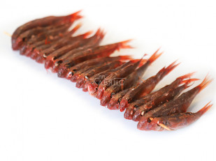 Шашлычок из кальмара х/к: Барабулька холодного копчения