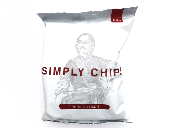 Картофельные чипсы "Simple chips" Пряный томат 80 гр. в Твери